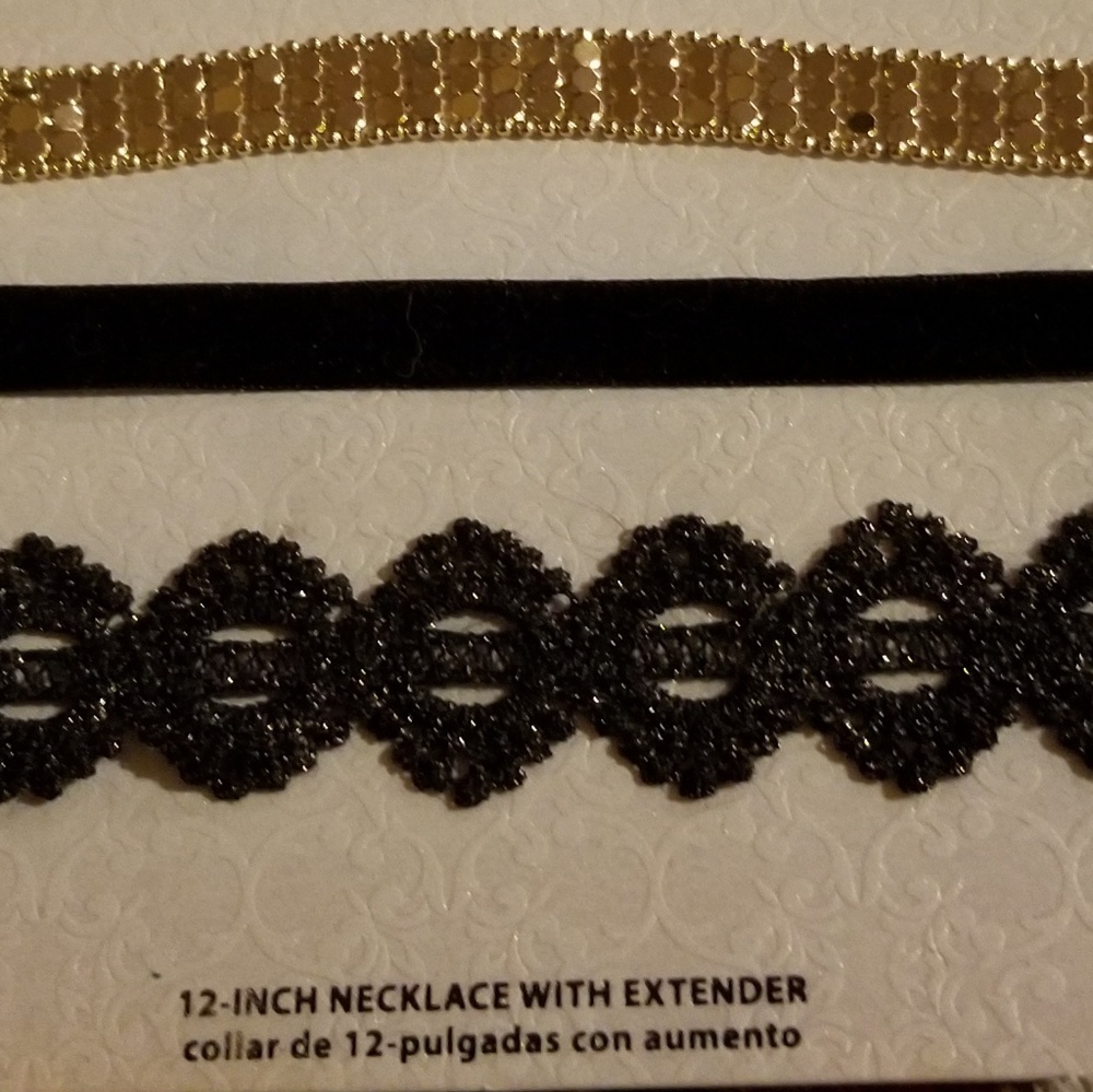 Pack of 3 chokers
